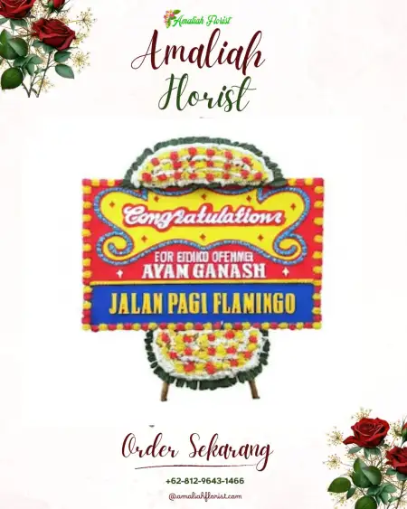 Sewa Papan Bunga Ario Kemuning